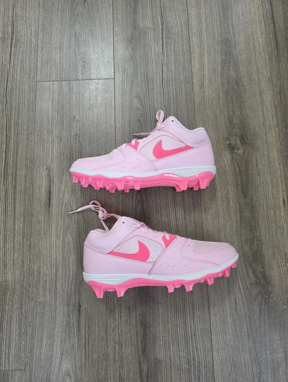 Air Jordan Stadium 90 Low TD MCS Pink Football Cleats Mens Size 12